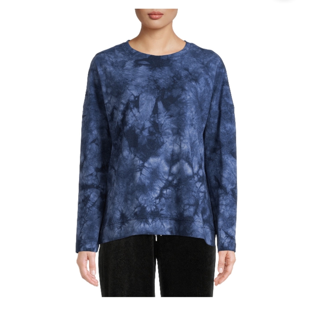 Oversized long sleeve tshirt dyed